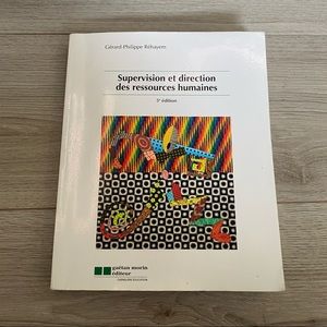 Supervision et direction des ressources humaines